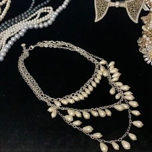 Multi-tier Tear Drop Necklace